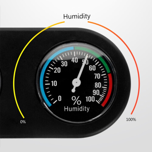 Reptile Temperature and Humidity Hygrometer for Terrariums 2