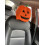 Housse de siège auto citrouille d'Halloween - Décoration effrayante 4