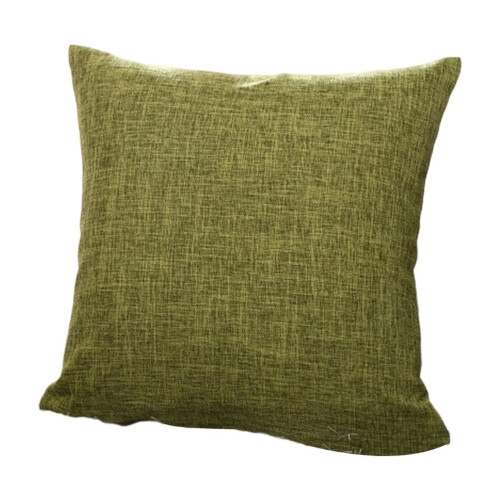 Coussin en lin avec garniture 45 x 45 cm 1