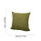 Coussin en lin avec garniture 45 x 45 cm 3