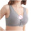 Nursing Bra Cotton Wireless Seamless Front Snap Padded 4