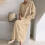 Damen-Maxikleid mit Kapuze, einfarbig, langärmelig, Sweatshirt, Plus-Size 4