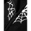Oversized Zip-Up Hoodie Gothic Spider Web Graphic 4