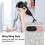 Google Pixel9 glitter stötsäkert skal Silver TPU/PC 2