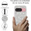 Google Pixel9 glitter stötsäkert skal Silver TPU/PC 3