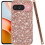 Google Pixel9 glitter stötsäkert skal Silver TPU/PC 8