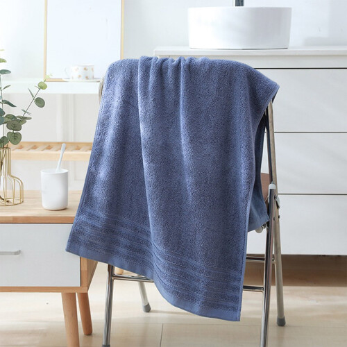 Serviette de bain en coton, douce, absorbante et à séchage rapide 2