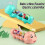 Παιχνίδι Caterpillar Tummy Time Ροζ με Φώτα και Μουσική 6