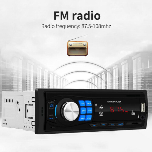 12V Car Stereo with DVD CD Player AUX MP3 USB FM Display 2