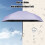 Mini folding travel umbrella windproof lightweight 35 inch 4