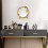 Vintage gold arched mirror wall decor small oval 6