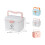 Multi Layer Plastic Storage Box/Tool Box, Multipurpose Organizer and Portable Handled Storage Case for Art Craft and Cosmetic 3