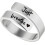 Edelstahl Just Breathe Ring, verstellbare Spiralwicklung 3