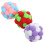 Interactive Cat Toy Balls Fuzzy Design 3 Pcs 6