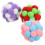 Interactive Cat Toy Balls Fuzzy Design 3 Pcs 8