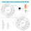 Upgraded 8-Pack Universal Lamp Mounting Brackets with Screws and Nuts for Ceiling Lights, Wall Lights 7