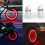 LED Tire Caps with Motion Sensor for Car Wheels Red 2