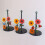 Christmas tissue holder stand iron vertical napkin rack 6