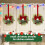 Mini couronne de Noël pour armoires, 12,7 cm (4 pièces) 3