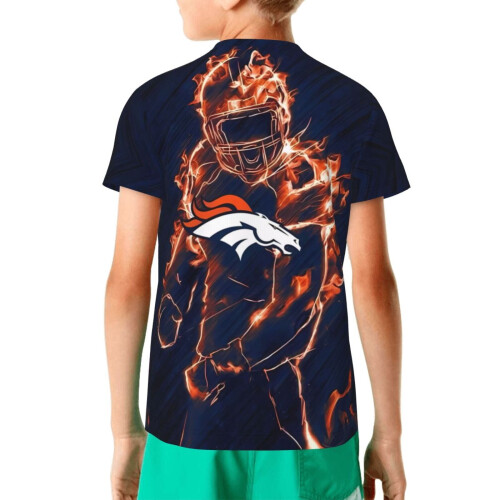 Broncos Νεανικό Κοντομάνικο Πουκάμισο με Αθλητικό Λογότυπο 1 τεμ. 1