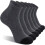 Men's Basketball Socks Solid Color Short Socks 5 Pairs 4