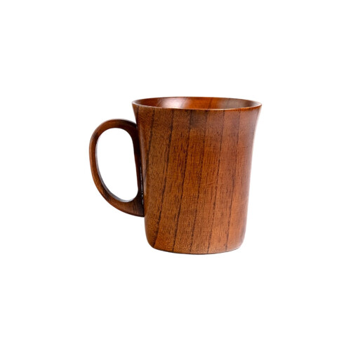 Tasse à thé en bois naturel (1 pièce) 1