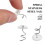 Fabric Bed Blanket Screw Nail Set 50 pcs 4
