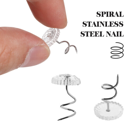 Fabric Bed Blanket Fasteners Plastic Screws 50 pcs 1