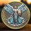 Archangel Michael Challenge Coin Psalm 91:10-11 Blue 5