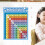 Multiplication Table Poster Educational Wall Chart 1 Sheet 6