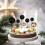 Foam Cake Topper Balls Assorted Colors 66 Pcs 6