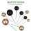 Foam Cake Topper Balls Assorted Colors 66 Pcs 7