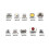 1250PCS Light Touch  Keys 10 Specifications 125 Patch Switches of Each Type 6