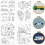 Stick and Stitch Embroidery Stabilizer Non-woven 4 Sheets 8