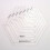 Hexagon quilting ruler acrylic template 1 piece 3