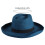 Ullhatt Vintage Fedora Bred Brätte för Herrar 3