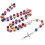 Χειροποίητο Ξύλινο Κολιέ με Σταυρό και Ροζάριο από Ρητίνη 3