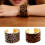 Bracciale rigido regolabile in lega con stampa leopardata. 5