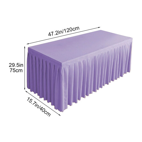 Disposable Plastic Tablecloth Rectangle White 120x80in 2