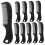 FRCOLOR Beard Comb for Men Black 10 Pcs 4