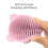 Baby Bath Brush Set Soft Silicone Bear Handle 2-Pack 7
