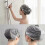 Bonnets de douche jetables, épais, transparents et élastiques pour les cheveux 5