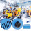 Metal Junction Box Blue 1 Pack 2
