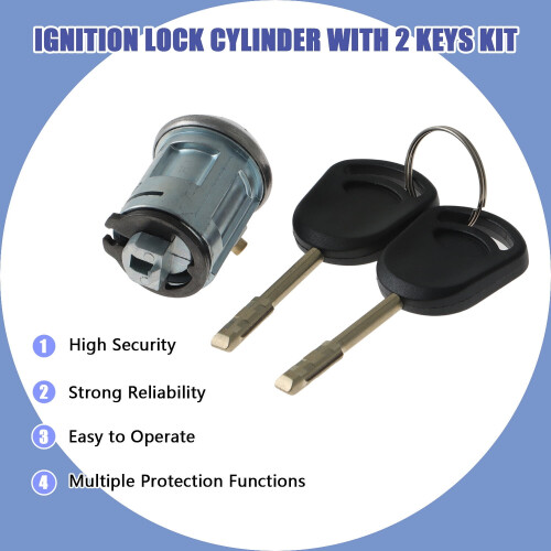 Igniter Lock Cylinder and Start Keys for Ford Transit 2