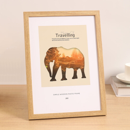 Wooden Photo Frame 15x10 Inch Rustic Brown 1 Pack 1