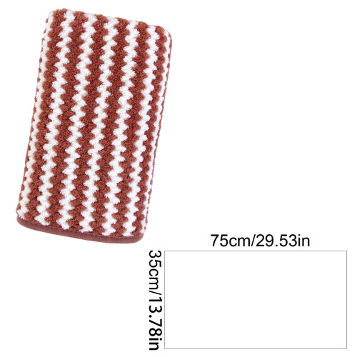 Πετσέτα Coral Fleece Ριγέ 29x14 Ίντσες 1
