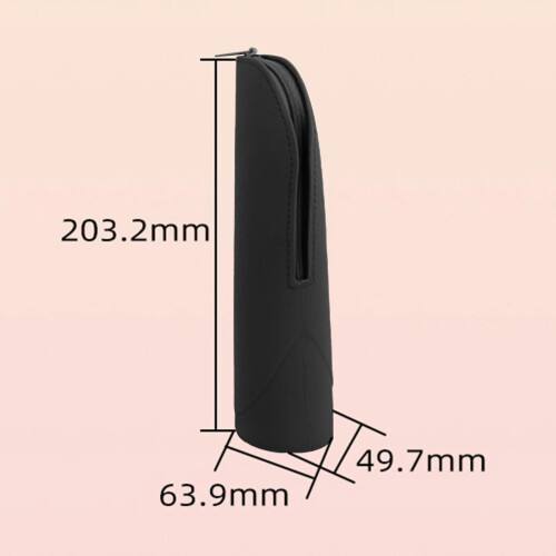 Kosmetikpinselhalter, weiche Kosmetiktasche, rosa 1