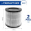 Bissell MYair2780-seriens reservfilter, 2-pack 4