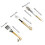 BBQ Grilling Accessories Set Stainless Steel 3-Piece 3