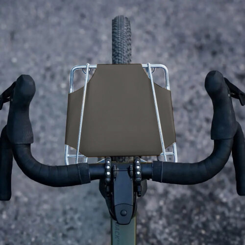 Fahrradkorb aus Metall, Gepäckträgertasche, grau 2